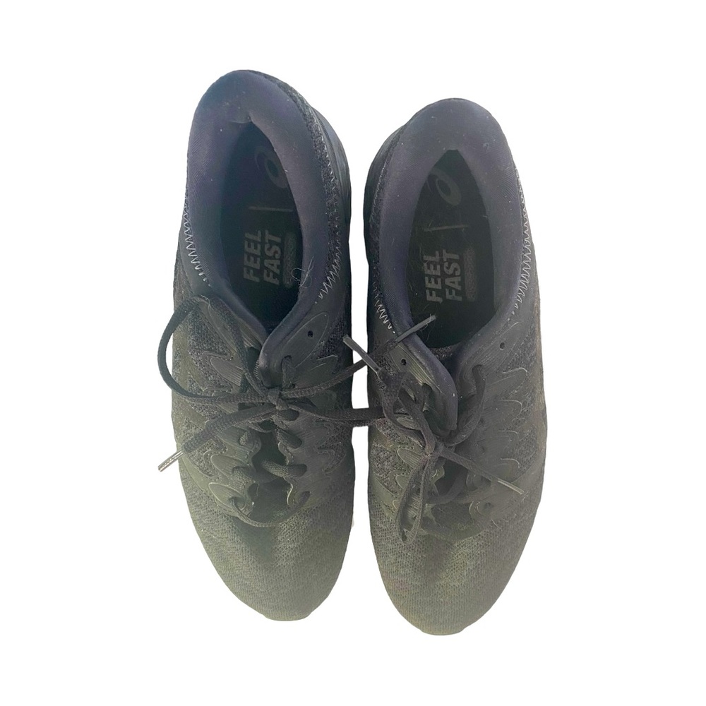 ASICS Women’s Running Shoes Size 11 Black White Ombré - Picture 2 of 3